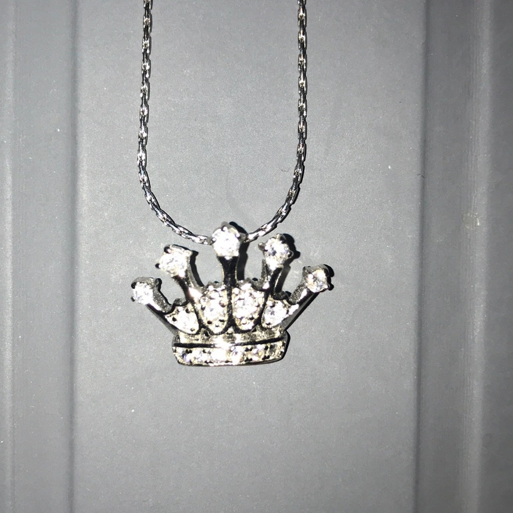 Cookie Lee Princess crown necklace